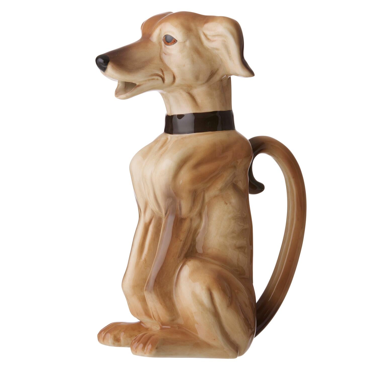 Hunde kande, beige - H28cm